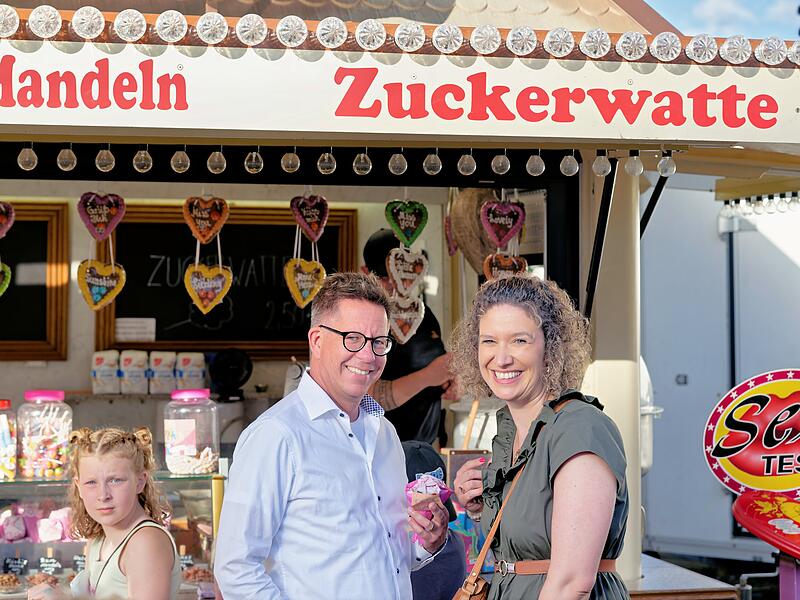 Gut gelaunt bei der Kerwa.