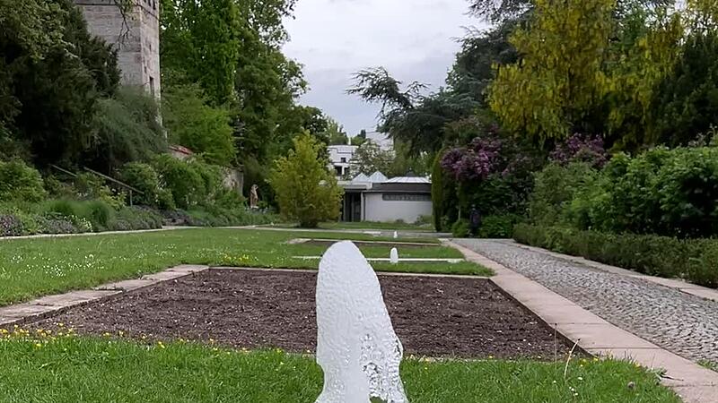 Kleiner Rosengarten in Coburg