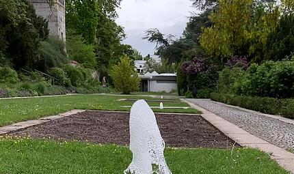 Kleiner Rosengarten in Coburg