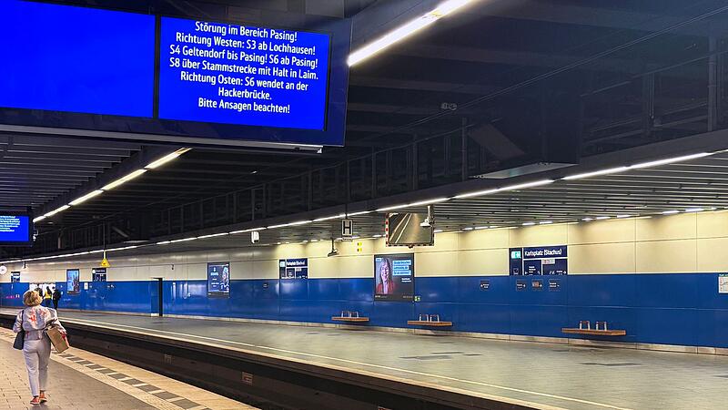 Probleme auf der Münchner S-Bahn-Stammstrecke Probleme auf der Münchner S-Bahn-Stammstrecke