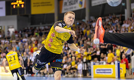 Felix Dettenthaler geht nur noch bis Sommer f&uuml;r den HSC Coburg auf Torejagd.