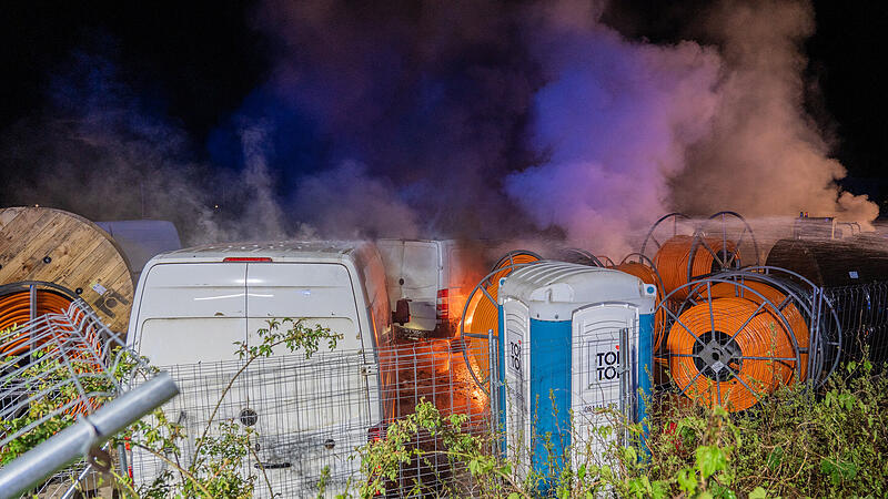 Brandanschlag auf Baufirma in Rattelsdorf