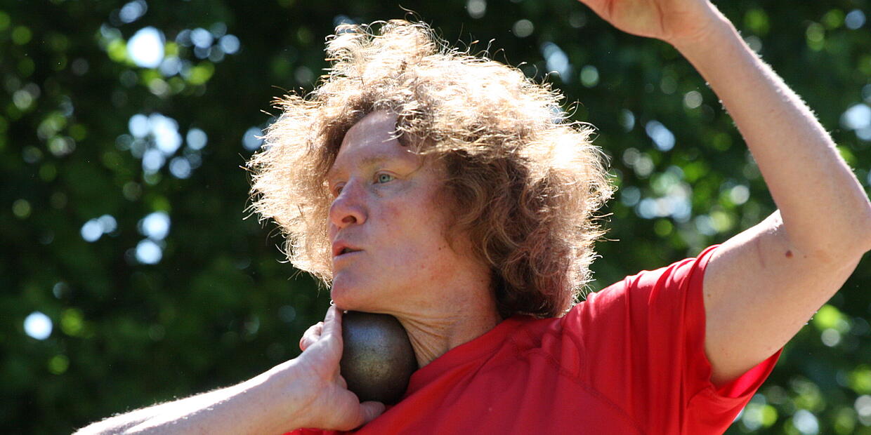 Martina Greithanner is the German champion in shot put