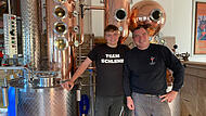 Brennerei HaasForchheim & Fränkische Schweiz Tim und Johannes Haas in der Brennerei