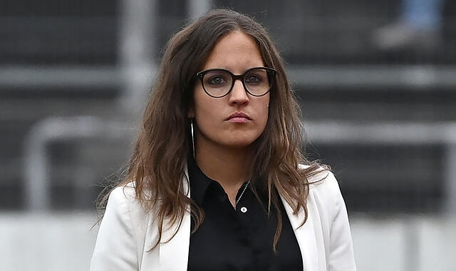 Nicole Kalemba beim Spiel der SpVgg Bayreuth gegen den FC Würzburger Kickers. Nicole Kalemba beim Spiel der SpVgg Bayreuth gegen den FC Würzburger Kickers.