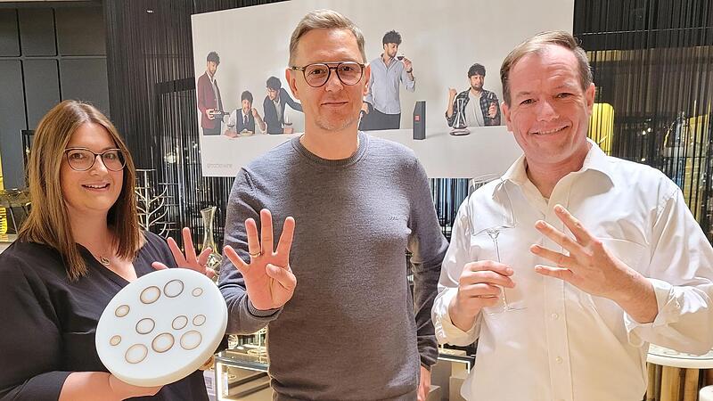 Die Firma Zieher f&uuml;hrt die Vier-Tage-Woche ein: (von links) Einkaufsleiterin Eva K&auml;tzel,  Gesch&auml;ftsf&uuml;hrer Dominik Zieher und Marketing-Manager Nikolan Borger.