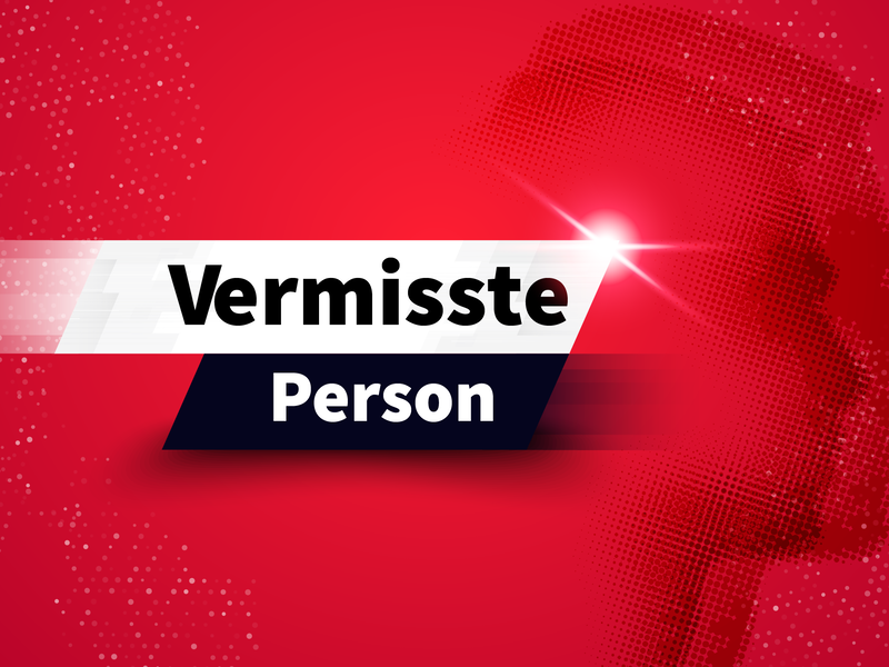 Person vermisst Person vermisst (Symbolfoto).