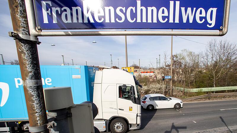Frankenschnellweg in Nürnberg