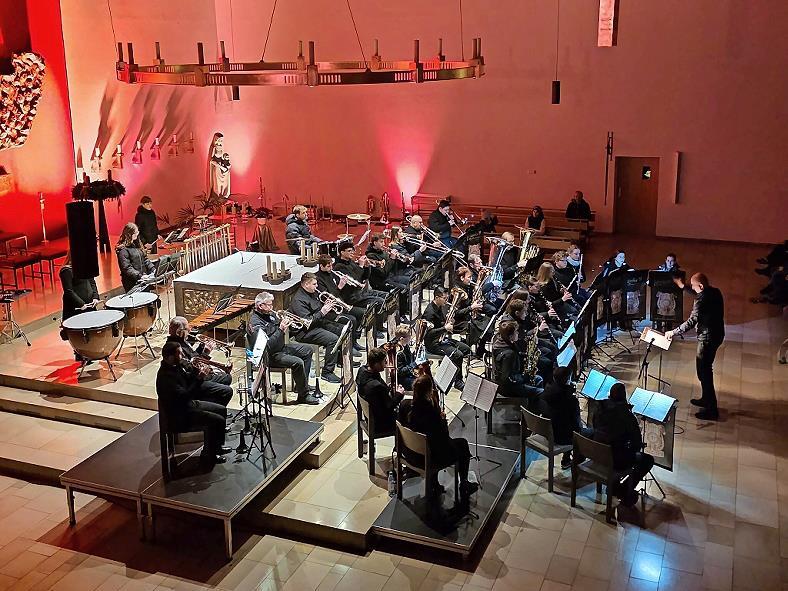 Der Musikverein Ebelsbach spielte in St. Maria Magdalena.
