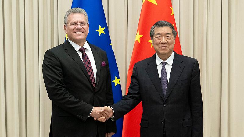 EU-Handelskommissar Sefcovic in China EU-Handelskommissar Sefcovic in China