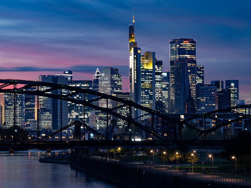 Skyline in Frankfurt