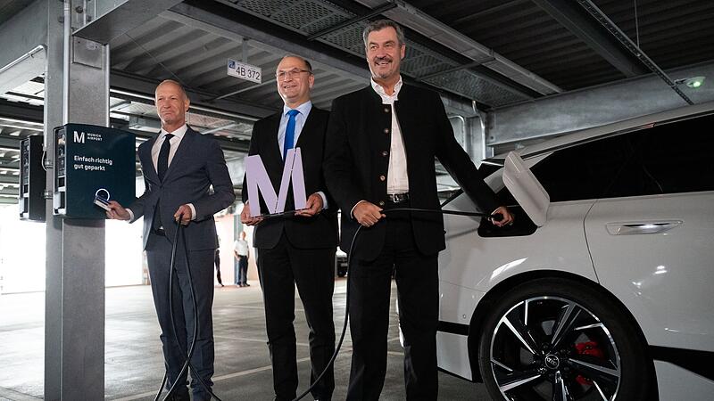 Inbetriebnahme Ladepark für E-Autos in München