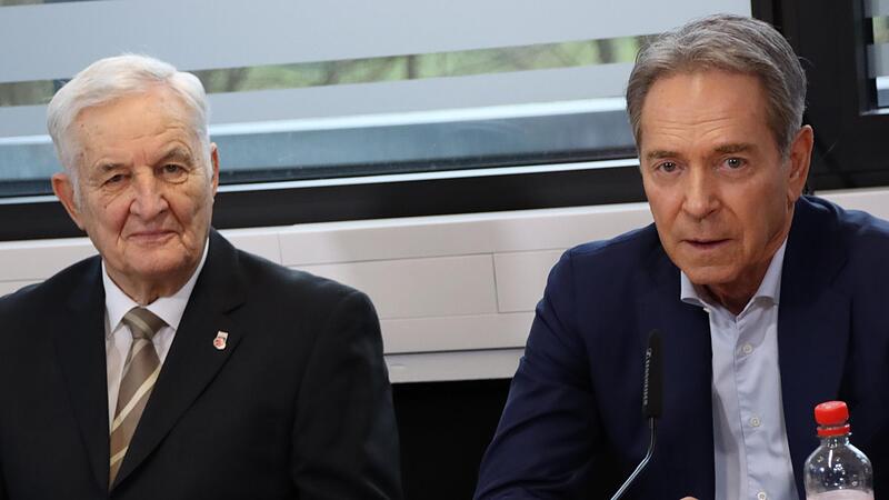 Norbert Sieben (links) hat zum Jahreswechsel sein Amt als Pr&auml;sident von Brose Bamberg niedergelegt, Michael Stoschek wird  im Sommer aus dem Aufsichtsrat  ausscheiden.