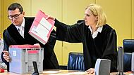 Richterin Claudia Guba ärgerte sich am Dienstag über das Fernbleiben zweier Zeuginnen im Prozess gegen Kai K., den Kopf von "Go&amp;Change".