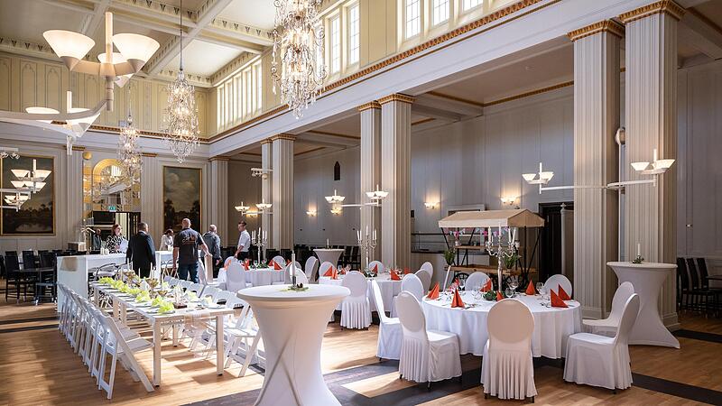 Das Kurgartencaf&eacute; in Bad Kissingen wird zur multifunktionalen Veranstaltungsst&auml;tte.