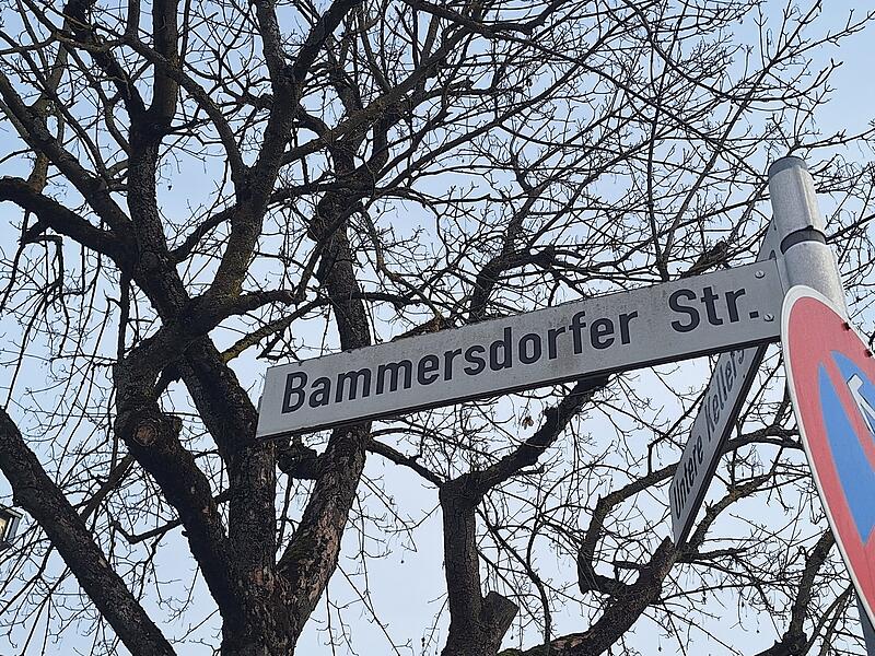Straßenschild Bammersdorfer Straße ForchheimForchheim & Fränkische Schweiz Straßenschild Bammersdorfer Straße ForchheimForchheim & Fränkische Schweiz