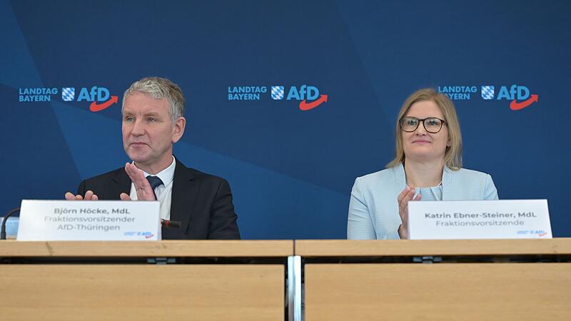 H&ouml;cke bei AfD Fr&uuml;hschoppen