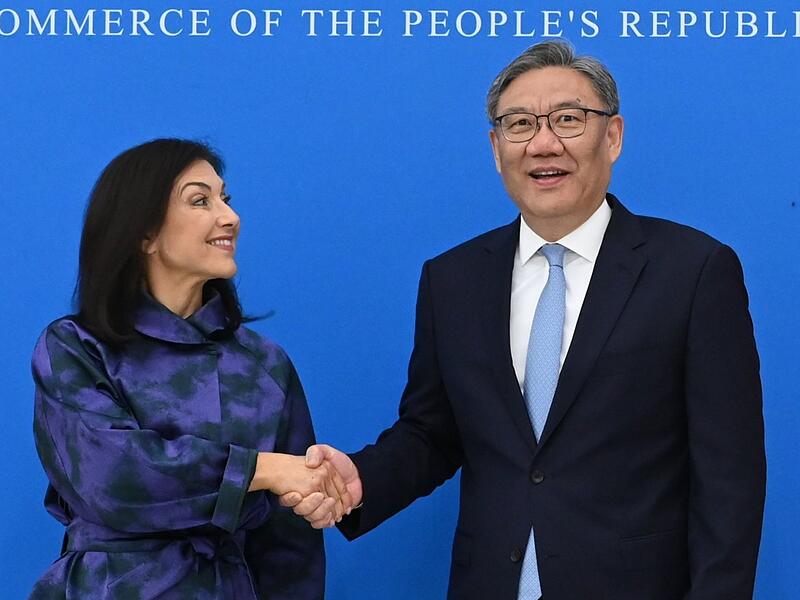 Wirtschaftsministerin Reiche in China
