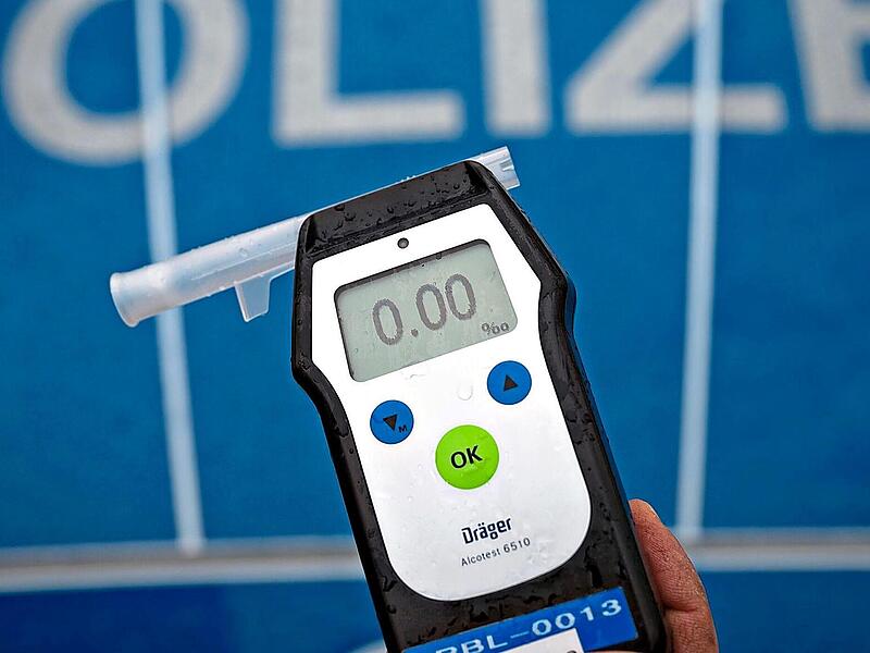 Ein Alcotest-Messgerät, wie es bei Polizeikontrollen eingesetzt wird.Soeren Stache/dpa Ein Alcotest-Messgerät, wie es bei Polizeikontrollen eingesetzt wird.Soeren Stache/dpa