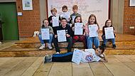 Auszeichnung f&uuml;r die Klassen 5a und 5b der Leo-Weismantel-Realschule Marktbreit beim Gestaltungswettbewerb &bdquo;Demokratie&ldquo; des KJR Kitzingen.