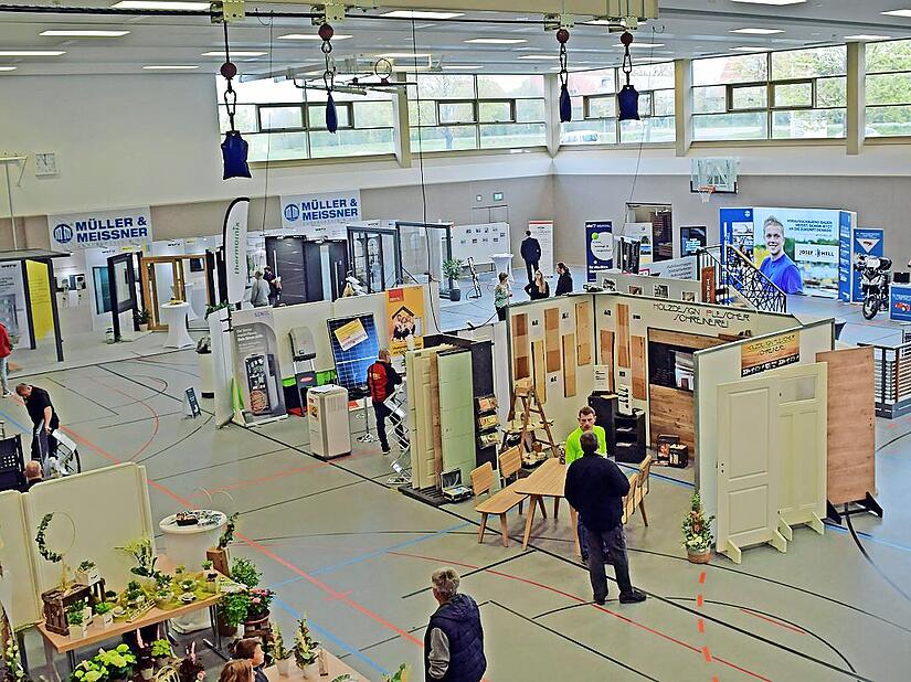 Viel los war 2025 bei der Gewerbeschau Oerlenbach.