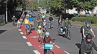 Kinder-Fahrrad-Demo in Coburg Impressionen von Coburgs erster Kinder-Fahrrad-Demo