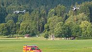 Brand im Bergwald in den Chiemgauer Alpen