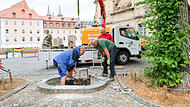 Das Fischbrünnlein am Kranen hat seit rund zwei Jahren kein Wasser mehr gegeben. Jetzt wird der Trinkwasserbrunnen repariert und saniert.