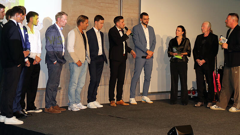 Simon Allgaier, Kapit&auml;n der DJK Bamberg, spricht &uuml;ber das Aufstiegsjahr. Don Bosco wurde bei der goolkids-Sportgala zur Mannschaft des Jahres 2026 gew&auml;hlt.