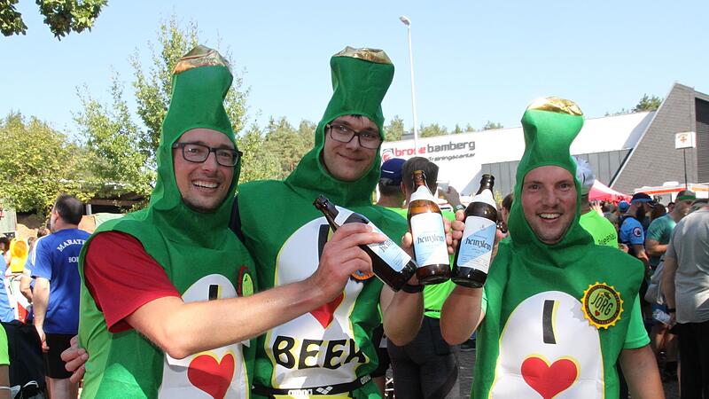 Prost und Abmarsch hei&szlig;t es am Samstag beim 3. Brauereienlauf, lustige Kost&uuml;me geh&ouml;ren mit dazu.