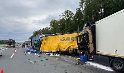 Schwerer Unfall auf A3