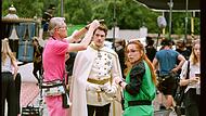 Philip Froissant hinter den Kulissen zur zweiten Staffel der erfolgreichen Netflix-Serie "Die Kaiserin" auf Schloss Weissenstein in Pommersfelden im Landkreis Bamberg