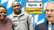Das Ehepaar Lawani (links) möchte in Herzogenaurach arbeiten. Innenminister Joachim Herrmann sagt: nein.