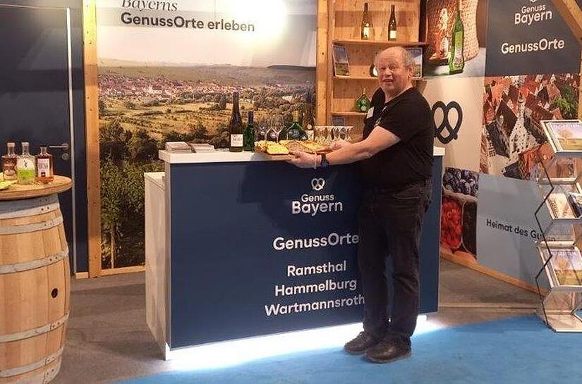 Klaus Kemmer am Messestand auf der Grünen Woche