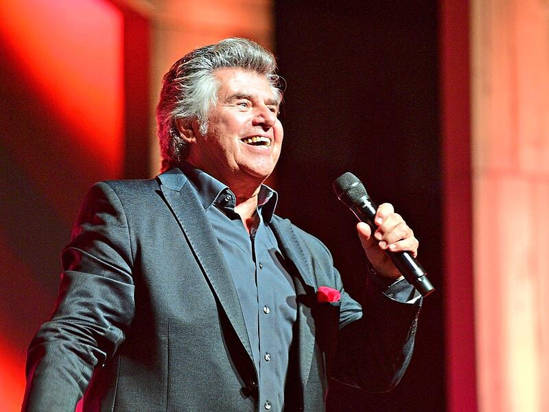 Schlagerstar, Moderator und Comedian ist Andy Borg bei der Schlagergala in der Dr.-Stammberger-Halle.