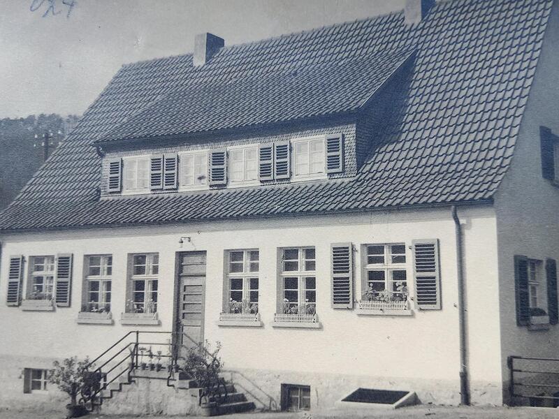 Der Kindergarten 1930: Hier das ursprüngliche Gebäude.