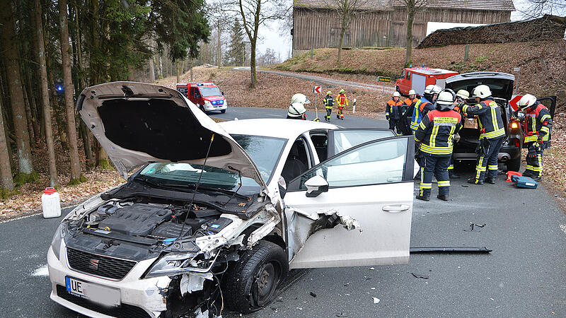 Der Seat-Fahrer untersch&auml;tzte die Kurve offenbar.