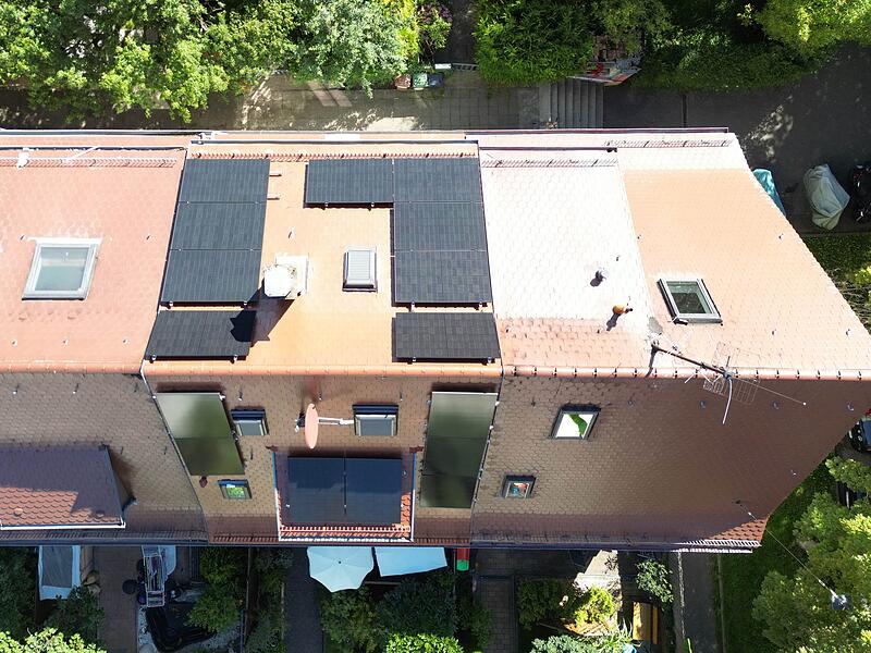Solaranlage auf Hausdach