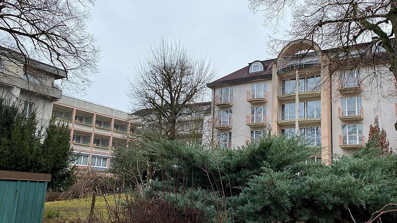 Das Sanatorium Uibeleisen in der Prinzregentenstra&szlig;e in Bad Kissingen.