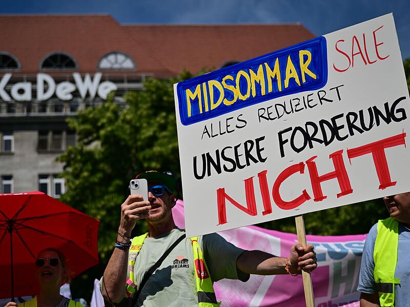 Warnstreik im Handel Warnstreik im Handel