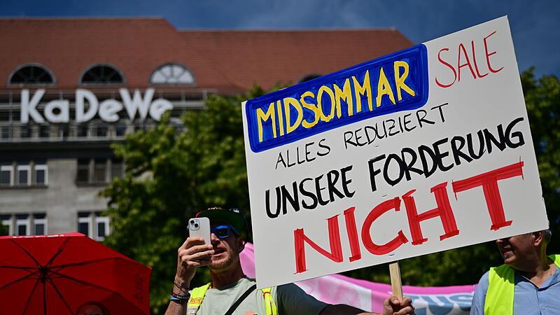 Warnstreik im Handel
