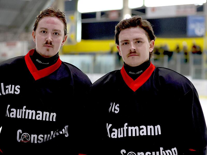 Keine Partien wie jede andere: Wenn die Ha&szlig;furts Hawks und die Schweinfurter Mighty Dogs am Wochenende wieder ihre traditionellen Eishockeyderbys austragen, geht bei Joey (links) und Jamie Akers der Puls vielleicht ein bisschen h&ouml;her als bei den a...