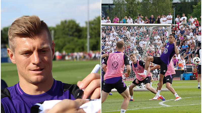 Das &ouml;ffentliche Training des DFB in Herzogenaurach