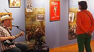 Country-Musik spielte zur Eröffnung der Sonderausstellung im Levi-Strauss-Museum Buttenheim.
