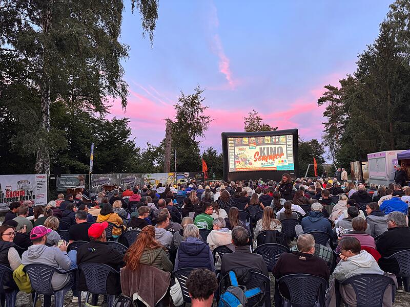 Wieder ein Publikumshit: Der Kinosommer am Goldbergsee.