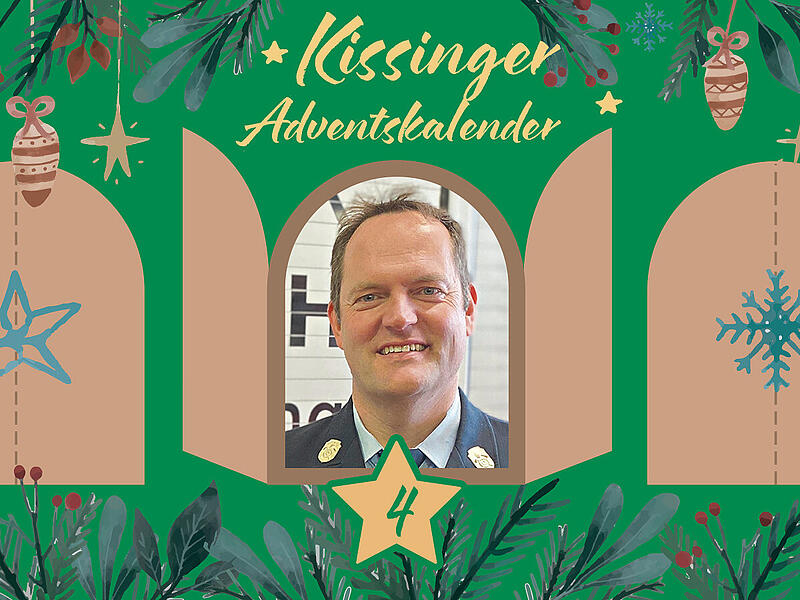 Michael Krug (45) ist der Kommandant der Freiwilligen Feuerwehr Bad Brückenau.