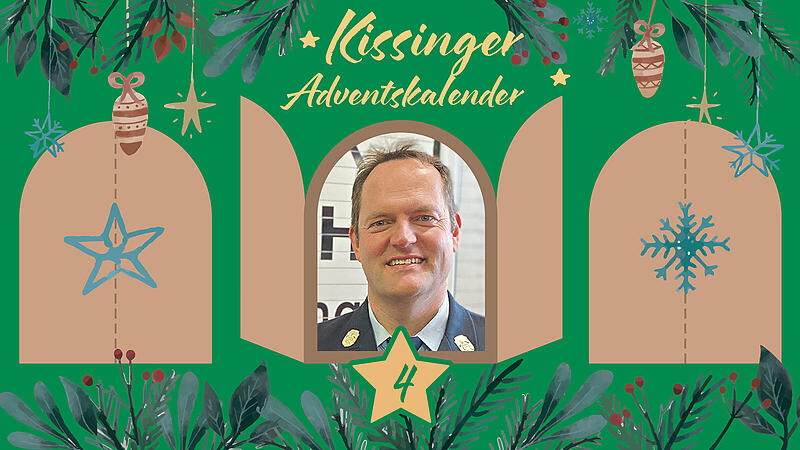 Michael Krug (45) ist der Kommandant der Freiwilligen Feuerwehr Bad Brückenau.