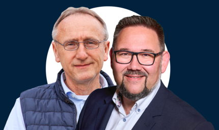 Sie waren beide B&uuml;rgermeisterkandidaten: G&uuml;nther Geyer (UWGH, links) und Sven Berwein (Junge Liste) werden in H&ouml;chstadt als potenzielle stellvertretende B&uuml;rgermeister gehandelt.