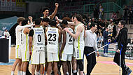 Sport Basketball 2. Bundesliga PROA Saison 2025 / 2026  30. Spieltag  am Samstag  04.04.2026  Spielbeginn 19.00 h Spielort  Bayreuth Oberfrankenhalle BBC Bayreuth gegen Eisb&auml;ren Bremerhaven Halbzeitergebnis  43:49 Endstand 91:86 Spielende Mannschaft Jube