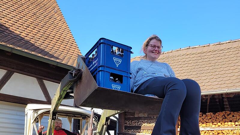 Ein Stammkunde der Brauerei Witzgall in Hallerndorf hat mehr aufgeladen als die beiden K&auml;sten Bier.